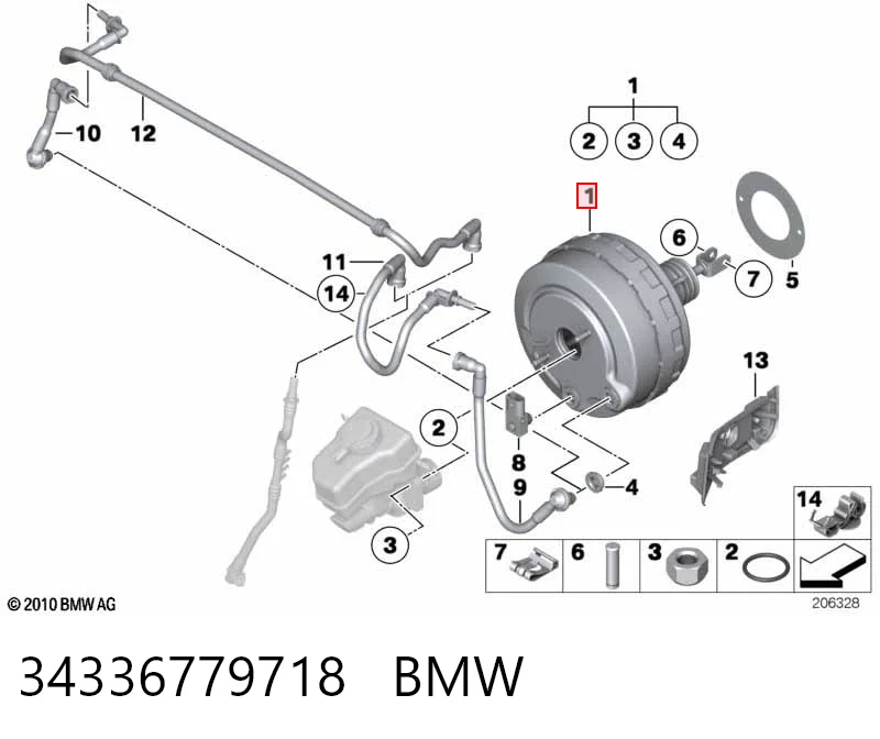 Servofreno para BMW 3 E92