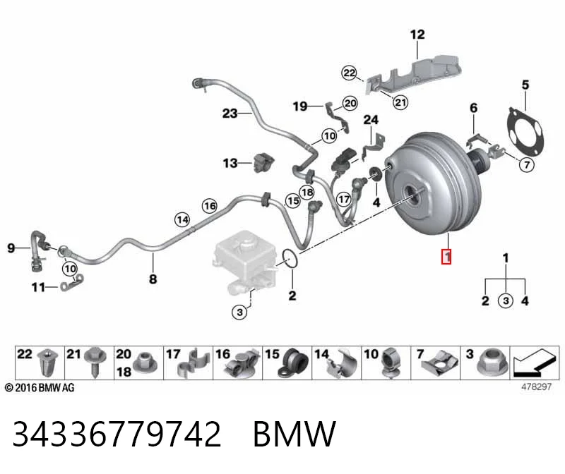 Servofreno para BMW 5 E61