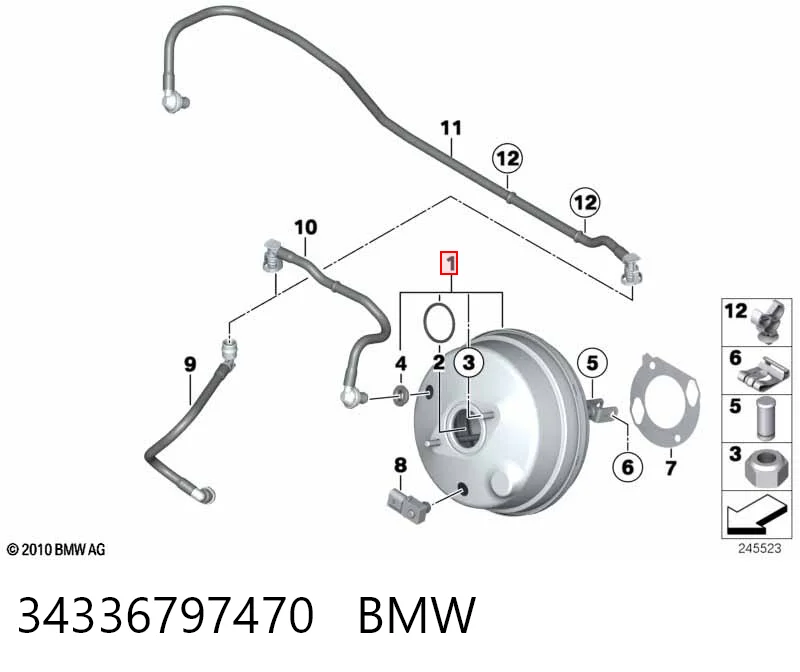Comprar Servofreno BMW X3  F25 a bajo precio