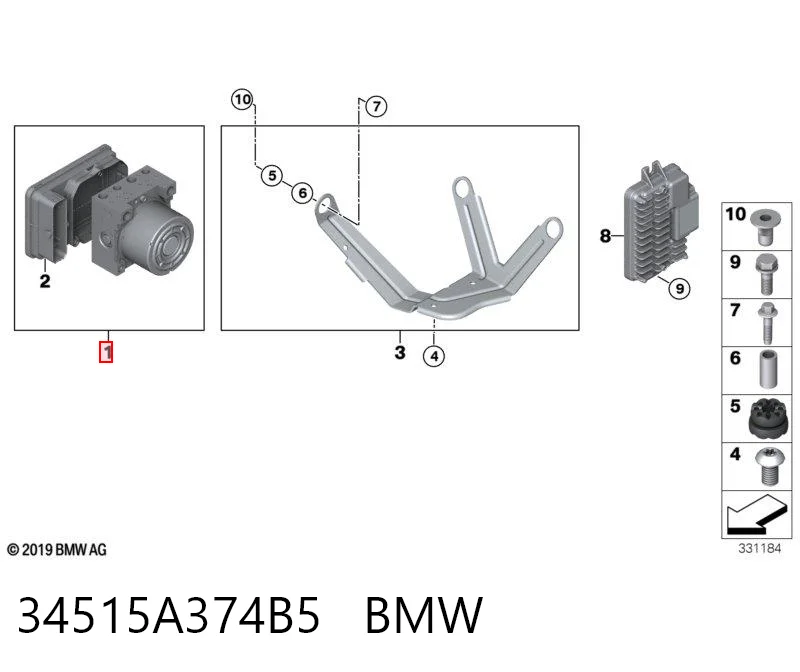 Unidad de control ABS hidráulico para Mini COUNTRYMAN  F60