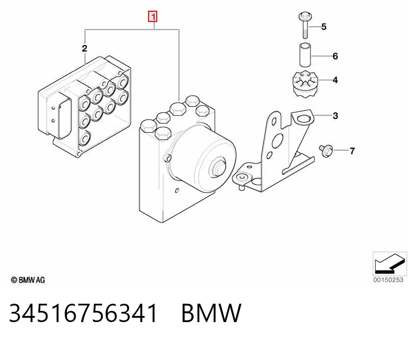 34516756341 BMW