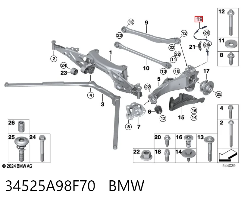 34525A98F70 BMW
