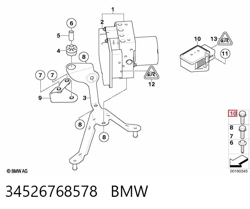 Sensor de aceleración longitudinal Bosch 0265005711 precio, desde 60,98 EUR
