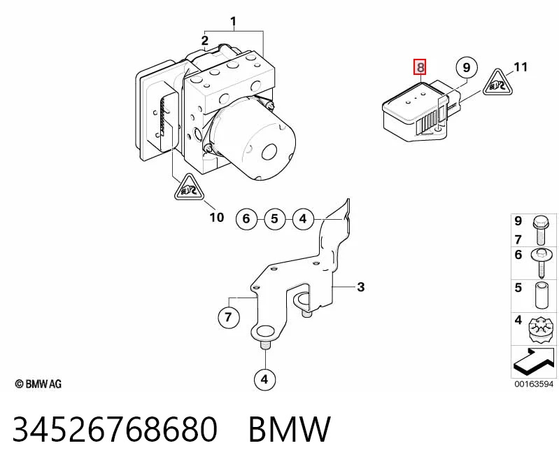 Comprar 0265005711 Bosch Sensor de aceleración longitudinal
