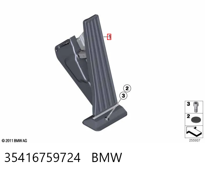 Potenciómetro pedal acelerador BMW 5 sedán (E60) (2003 - 2009) precio, desde 40,66 EUR