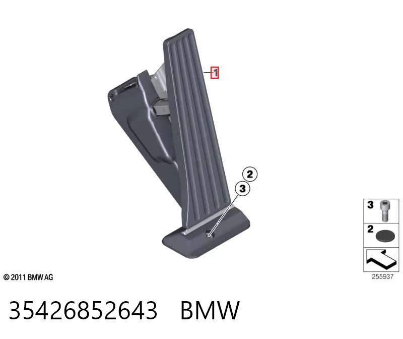  Pedal del acelerador BMW 5 