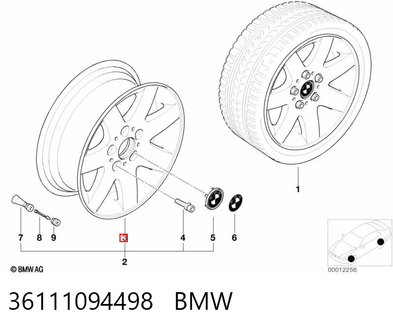 36111094498 BMW