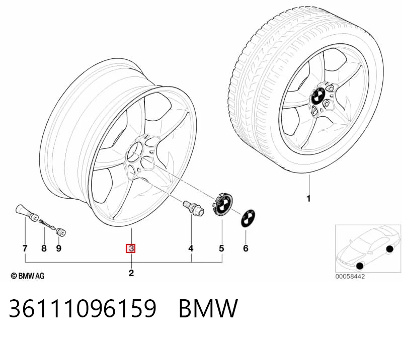 36111096159 BMW