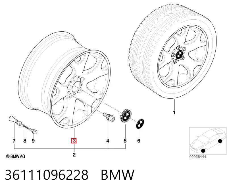 36111096228 BMW