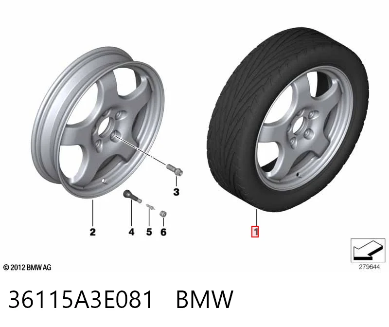 36115A3E081 BMW