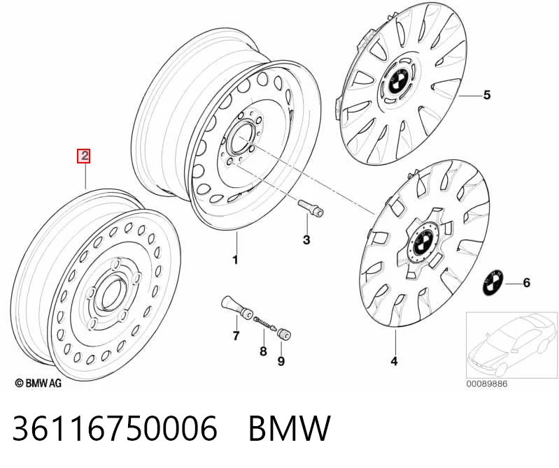 36116750006 BMW