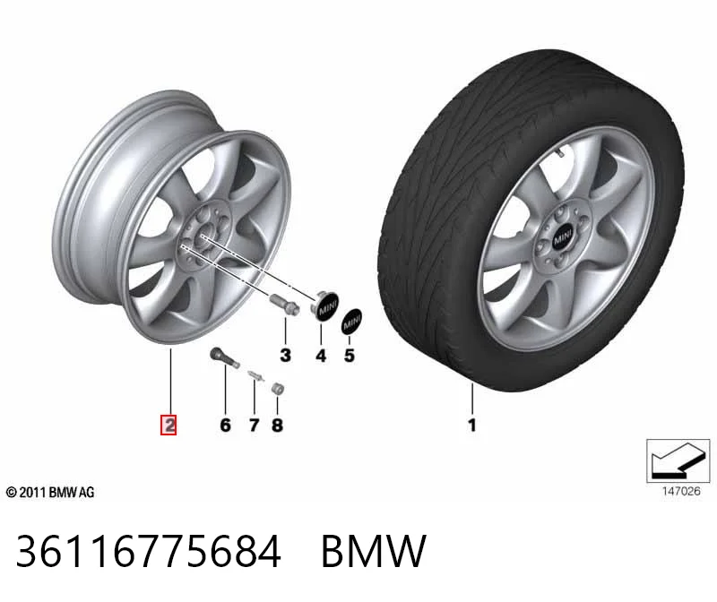 36116775684 BMW