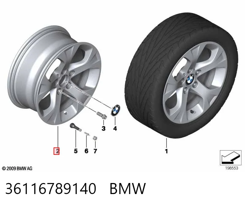 36116789140 BMW