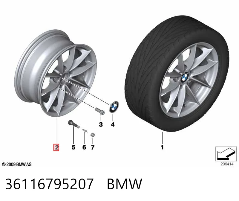 36116795207 BMW