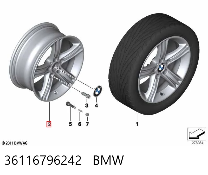 36116796242 BMW