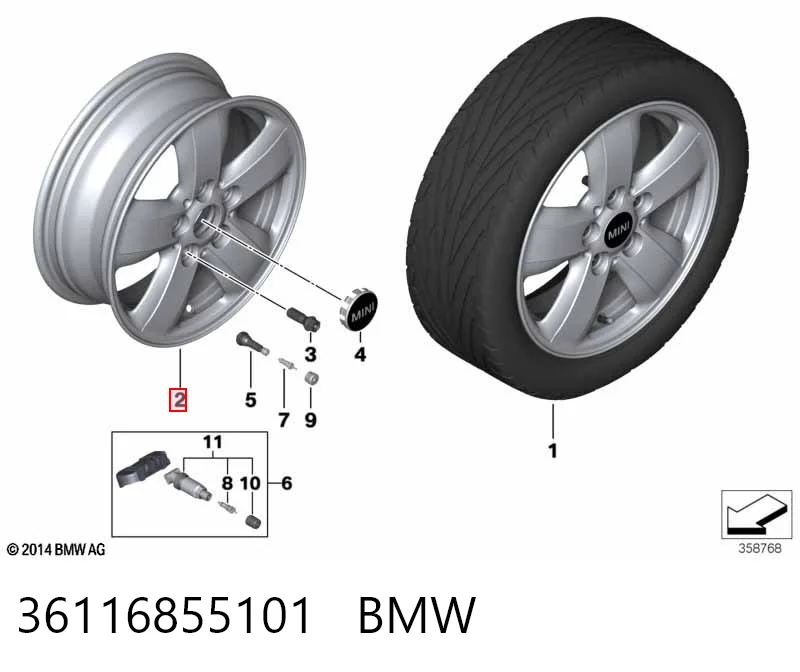 36116855101 BMW