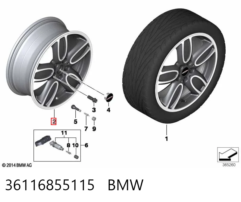 36116855115 BMW