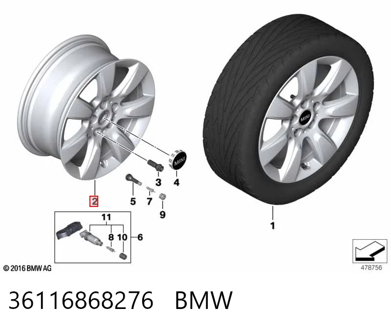 Comprar Llantas de aleación Mini COUNTRYMAN  F60 a bajo precio