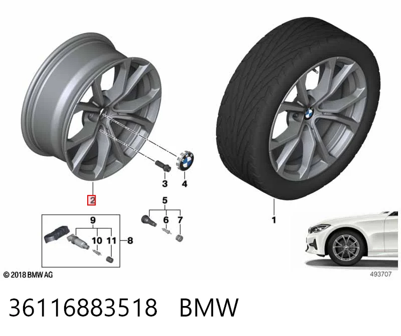 36116883518 BMW