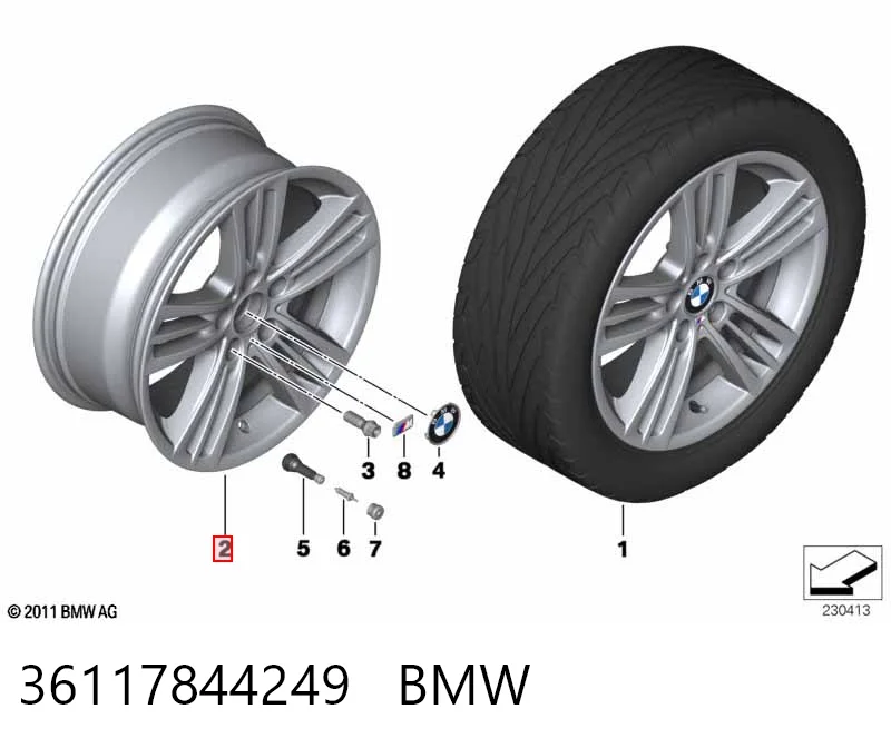 36117844249 BMW