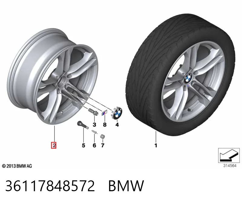 Comprar Llantas de aleación BMW 5  F10 a bajo precio