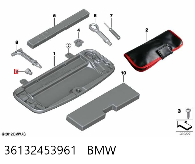 36132453961 BMW Tornillos para llantas