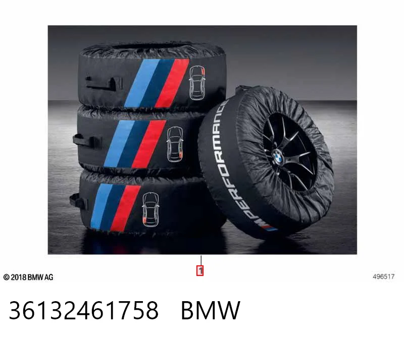 36132461758 BMW Funda de rueda de repuesto