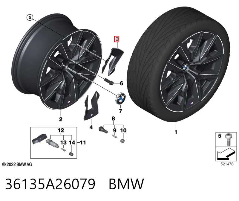 36135A26079 BMW