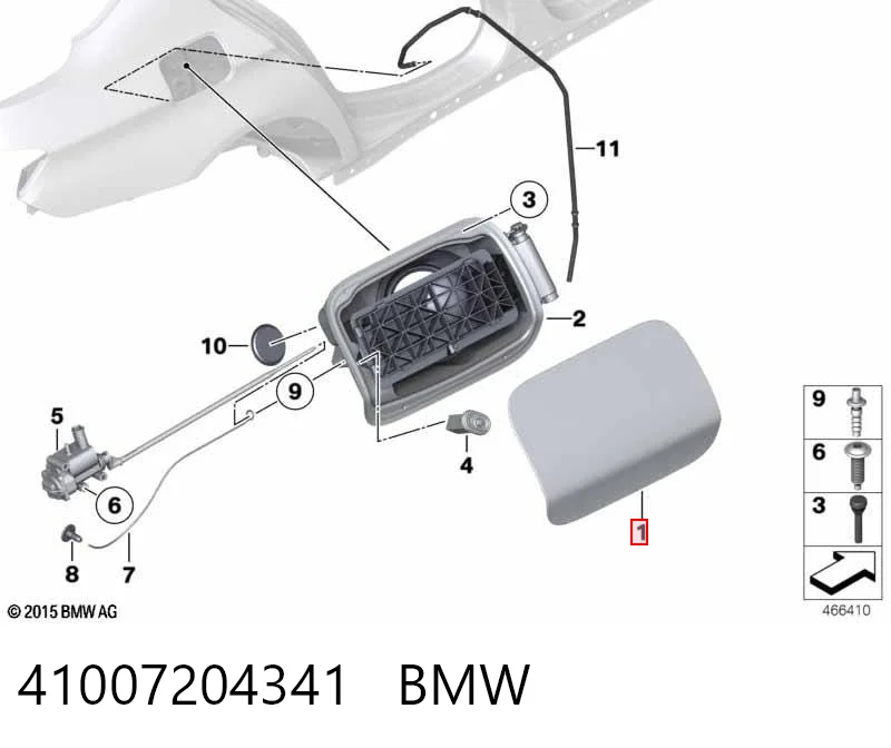 Comprar Tapa del depósito de combustible BMW 5 F10 a bajo precio