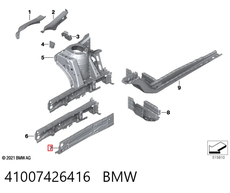 41007426416 BMW