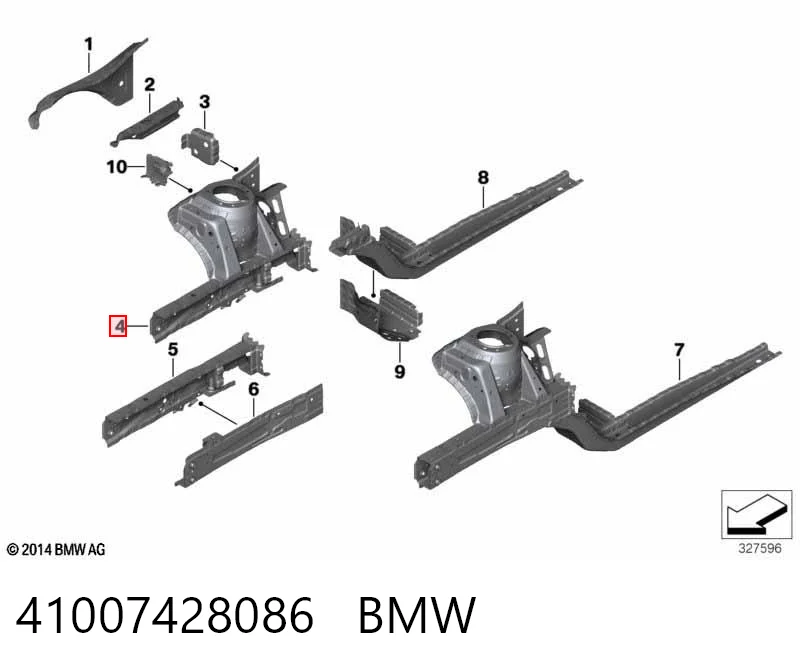 41007428086 BMW