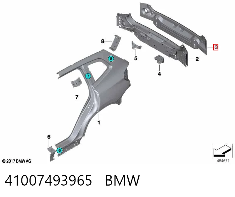 41007493965 BMW