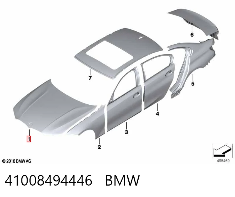 Comprar Capó BMW 3  G20, G80, G28 a bajo precio
