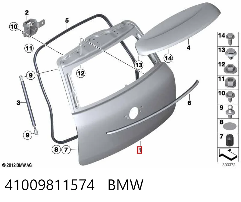 Porton trasero para Mini COUNTRYMAN  R60