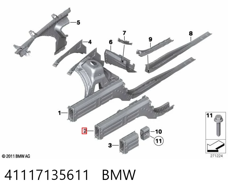 41117135611 BMW
