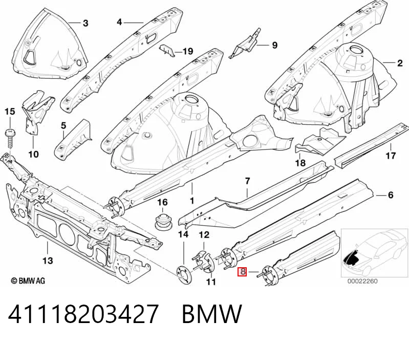 41118203427 BMW
