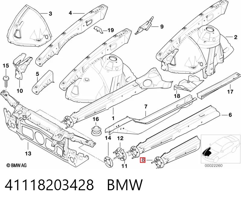 41118203428 BMW