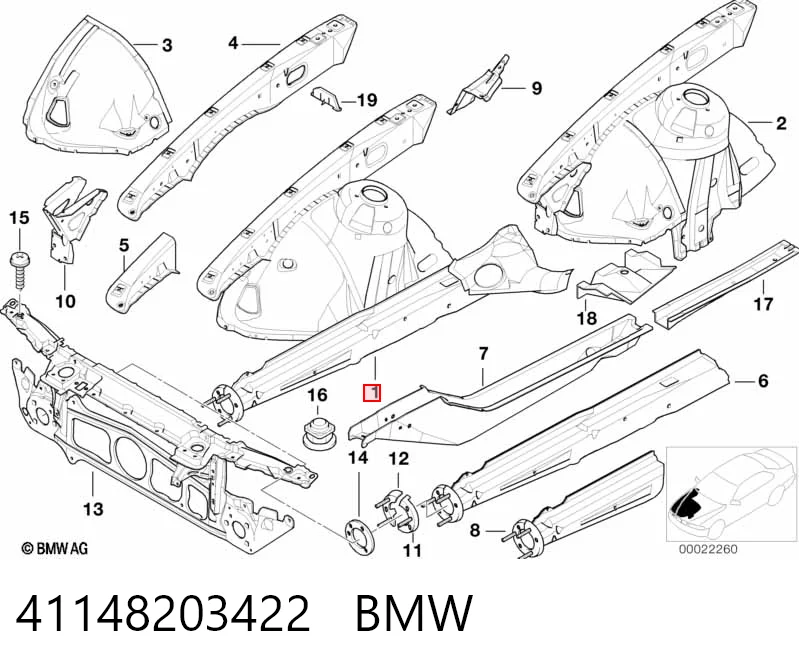 41148203422 BMW