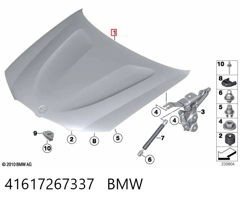 20X103 Polcar Capó delantero