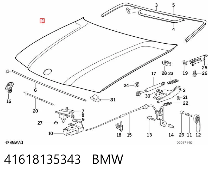Comprar Capó BMW 3  E36 a bajo precio