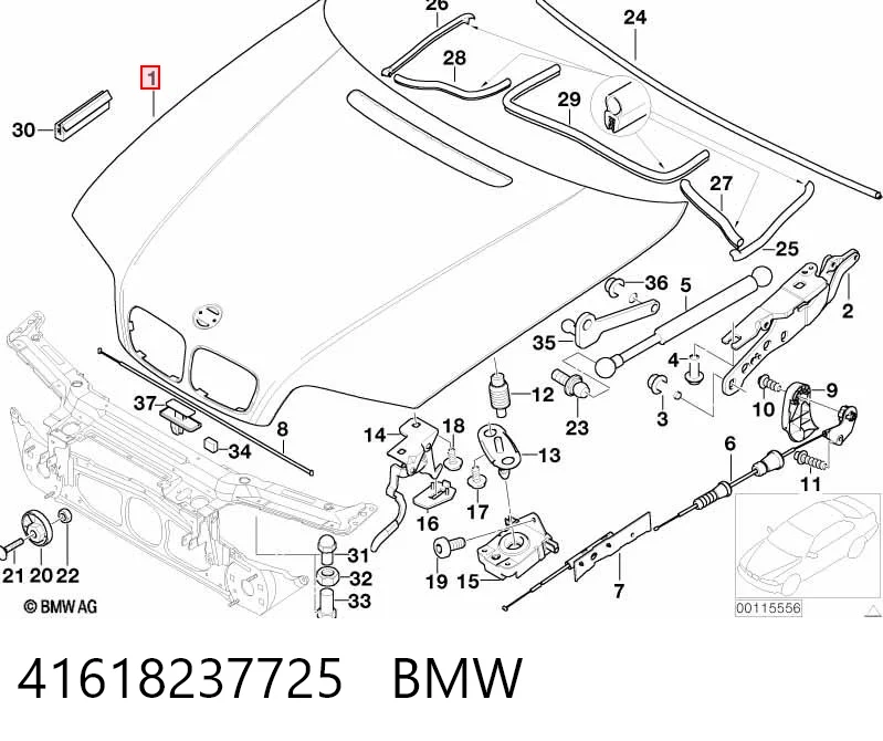 Comprar Capó BMW 3  E46 a bajo precio