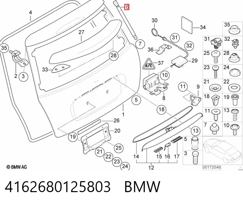 Amortiguador de maletero Mini Cooper  desde 14,29 €