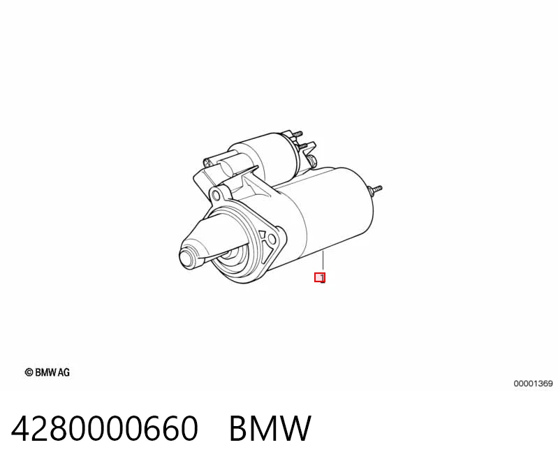 4280000660 BMW Arranque motores