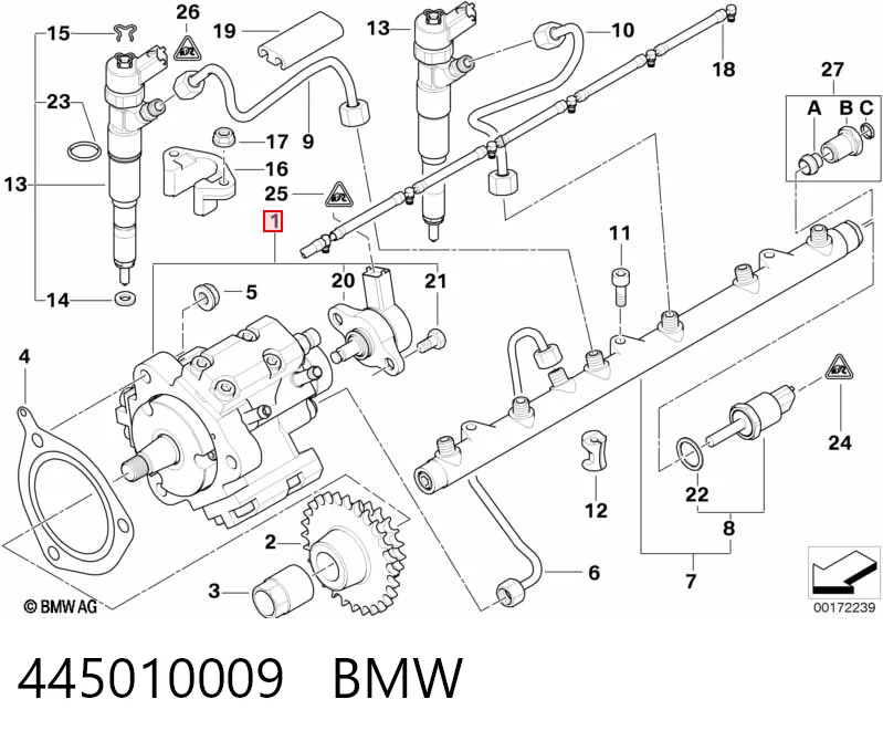 445010009 BMW Bomba de inyección