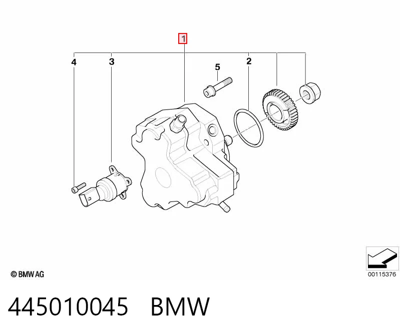  Bomba inyectora BMW 1 