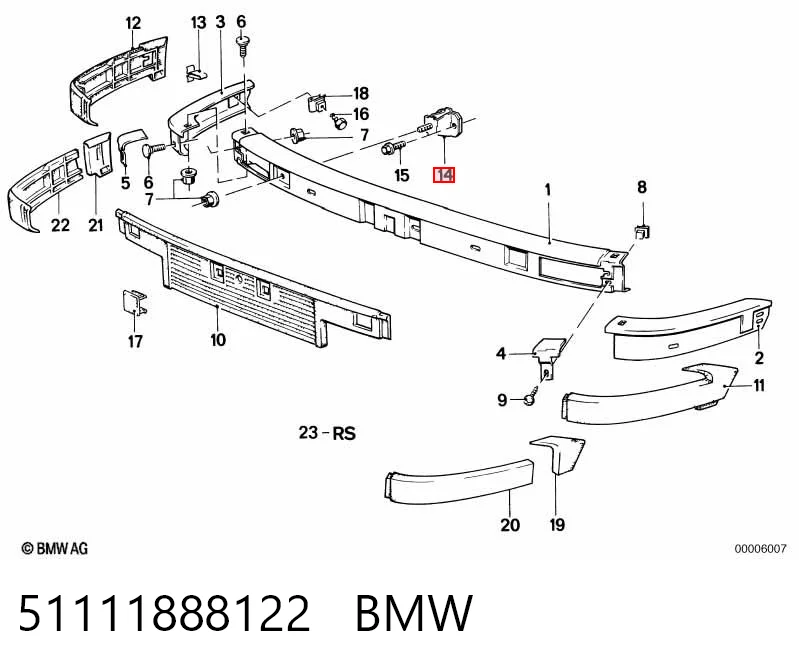 Comprar Soporte de parachoques delantero BMW 3 E30 a bajo precio