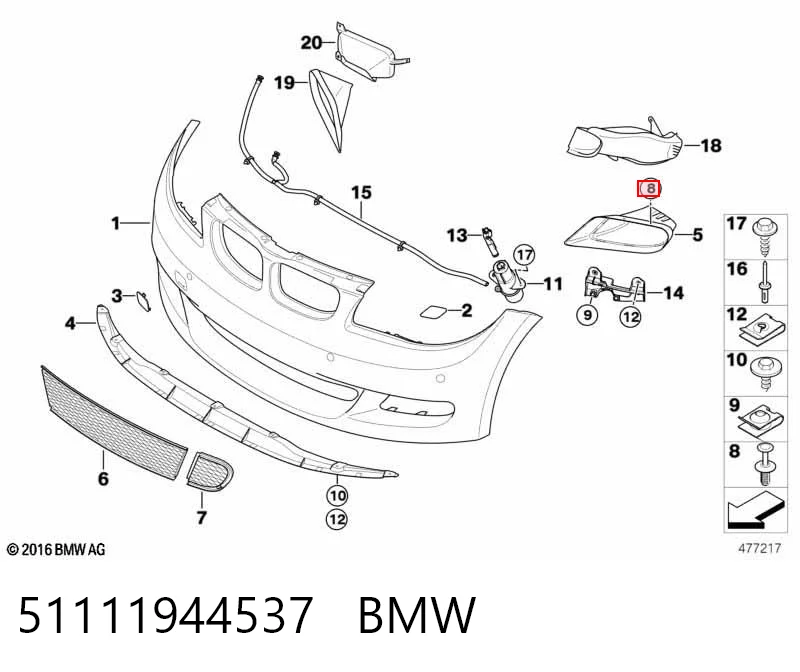 51111944537 BMW 