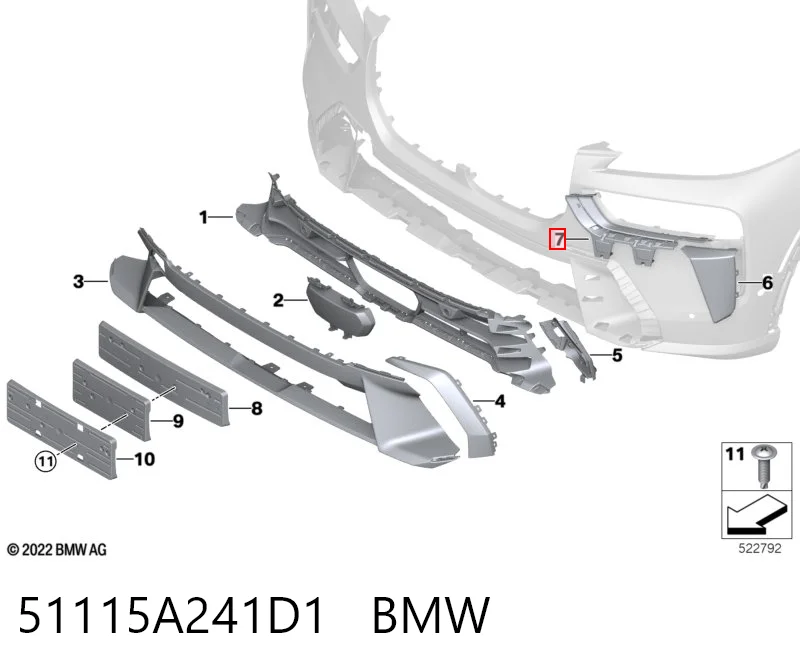 51115A241D1 BMW