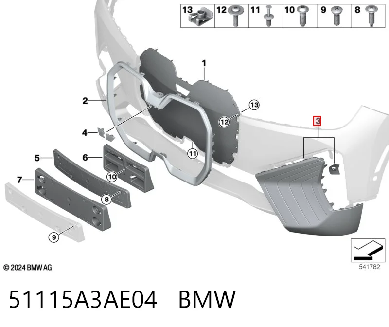 51115A3AE04 BMW