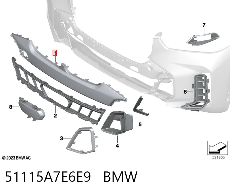 51115A7E6E9 BMW